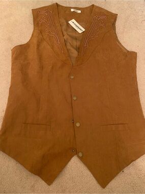 NWT Coofandy Western Vest
